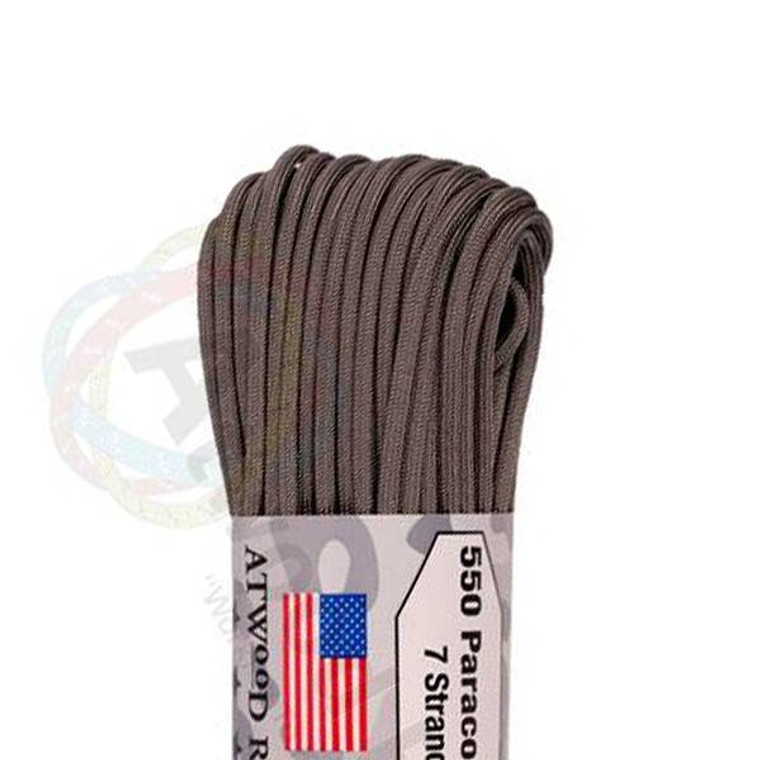 Atwood Rope MFG 550 Paracord 100ft - Graphite