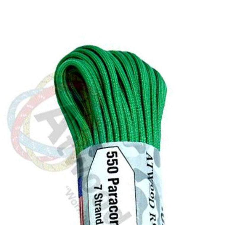 Atwood Rope MFG 550 Paracord 100ft - Green