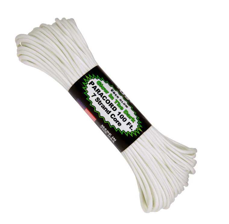 Atwood Rope MFG 550 Paracord 100ft - Uber Glow!