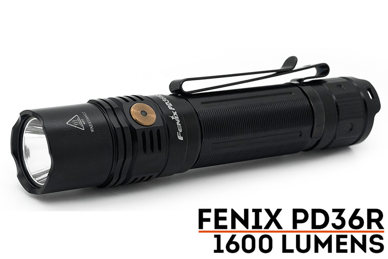 Fenix PD36R Rechargeable 1600 Lumen Tactical Flashlight