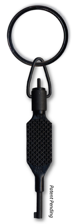 Zak Tool Knurled Flat Grip Swivel Key - Polymer