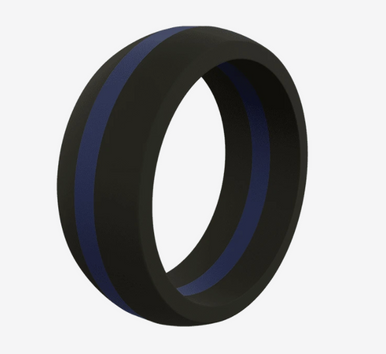 Qalo blue line on sale ring