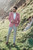 AM155 - Dusty Rose - Men's Velvet Shawl Lapel Coat - Ultra Slim Fit