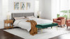 Aspen Upholstered Platform Bed, Queen, Opal Grey 3