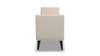 Duff Mid-Century Modern Upholstered Flip Top Storage Bench, Sky Neutral 5