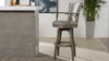 Williams 31" Swivel Bar Stool, Dark Heathered Grey 2