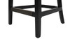 Sonoma 26” Upholstered Counter Height Bar Stool (Set of 2), Onyx Black 7