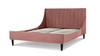 Aspen Upholstered Platform Bed, Queen, Ash Rose 5