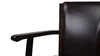 Williams 31” Swivel Bar Stool with Armrests, Vintage Brown Faux Leather 12