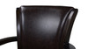 Williams 31” Swivel Bar Stool with Armrests, Vintage Brown Faux Leather 14