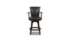 Williams 27” Swivel Counter Height Bar Stool, Vintage Black Brown 4