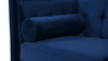 Jack 118" Modern Tuxedo Tufted Long Modular Sofa, Navy Blue Velvet 12