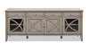 Dauphin 71" TV Stand Storage Display Console Table, Grey Cashmere 1