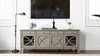 Dauphin 71" TV Stand Storage Display Console Table, Grey Cashmere 15