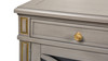 Dauphin 71" TV Stand Storage Display Console Table, Grey Cashmere 18