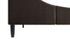 Aspen Upholstered Platform Bed, King, Deep Brown 15