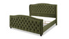 Marcella Upholstered Bed, King, Olive Green 9
