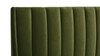 Aspen Upholstered Platform Bed, King, Olive Green 16