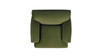 Alana 38" Lawson Accent Arm Chair Metal Casters, Olive Green