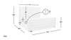 Brooklyn King Tufted Panel Bed Headboard and Footboard Set, Light Beige 14