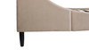 Aspen Upholstered Platform Bed, Queen, Mink Beige 18