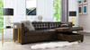 Jack 100" Tuxedo Sectional with Reversible Chaise and Storage, Vintage Brown 3