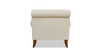 Alana 38" Lawson Accent Arm Chair Metal Casters, Light Beige 8