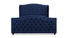 Marcella Upholstered Bed, California King, Navy Blue 17