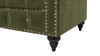 Alto 88" Tufted Chesterfield Sofa, Olive Green H