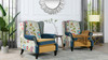Anya Arm Chair, Floral & Leopard 17