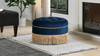 Yolanda Decorative Round Ottoman N