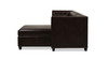 Jack 100" Tuxedo Sectional with Reversible Chaise and Storage E
