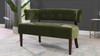 Jared Tufted Bench Settee, Olive Green 14