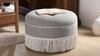 Yolanda Decorative Round Ottoman C