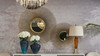 Stellar 45" Round Gold Accent Mirror 3