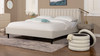 Fuji 19" Oversized Bouclé Round Storage Ottoman, Ivory White 12