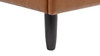 Aspen Vertical Tufted Modern Headboard Platform Bed Set, Queen, Caramel Tan Brown 16
