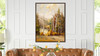 Golden Aspen 2 50x38 Framed Abstract Landscape Giclee Art Print 5