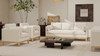 Knox 84" Modern Farmhouse Sofa, French Beige 9