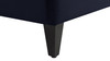 Adonis Tall Wingback Queen Platform Bed Frame, Dark Navy Blue 13