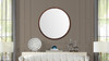 Sola 40" Statement Sunburst Accent Wall Mirror, Silver 10