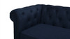 Winston 91" Tufted Chesterfield Sofa, Pacific Blue 14