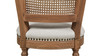 Triomphe Rattan Wicker High Back Armless Counter Bar Stool, White Pepper 12