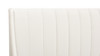 Aspen Vertical Tufted Headboard Platform Bed Set, Queen, Cloud White 12