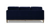 Knox 84" Modern Farmhouse Sofa, Dark Navy Blue 9
