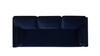 Knox 84" Modern Farmhouse Sofa, Dark Navy Blue 10
