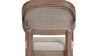 Americana Mid-Century Modern Cane Back Dining Chair, Taupe Beige 12