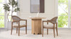 Americana Mid-Century Modern Cane Back Dining Chair, Taupe Beige 16