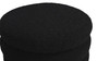 Fuji 19" Oversized Round Storage Ottoman, Ebony Black Bouclé 8