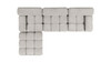 Marcel 109.5" Modular Modern 4-Piece Reversible Sectional Sofa, Pebble Gray 6